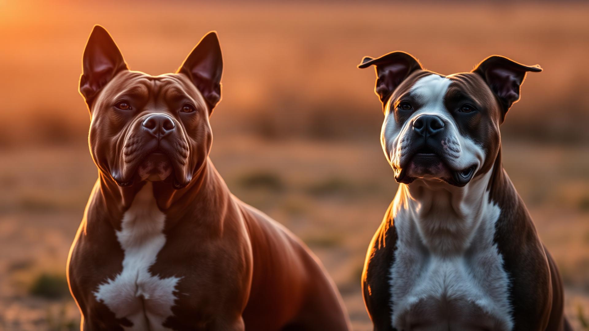 Pitbulls de raza